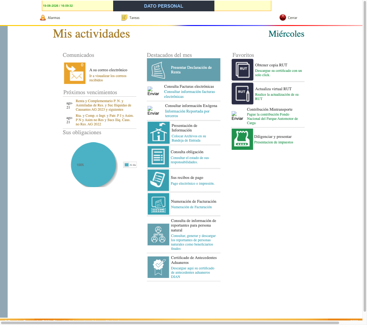 Mis Actividades
